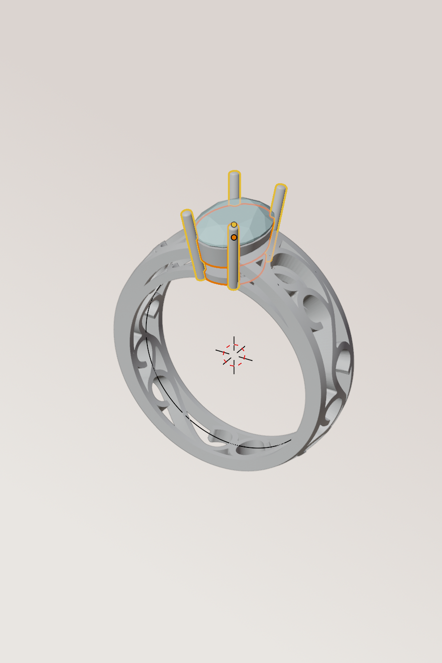 3D CAD modeling jewelry